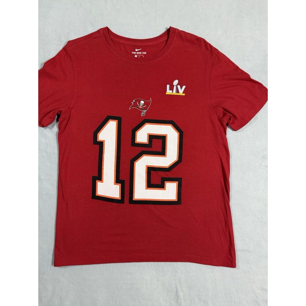 Nike The Nike Tee Tom Brady #12 Buccaneers Super Bowl LV T-Shirt Mens M